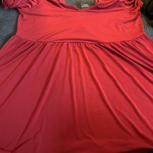 Torrid- size 3 dark red shirt